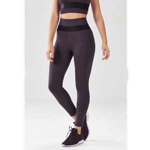 Super high-rise charcoal workout leggings